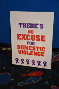 No excuse for domestic violence